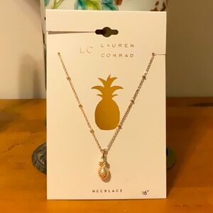 LC Lauren Conrad 16” pineapple necklace NWT
